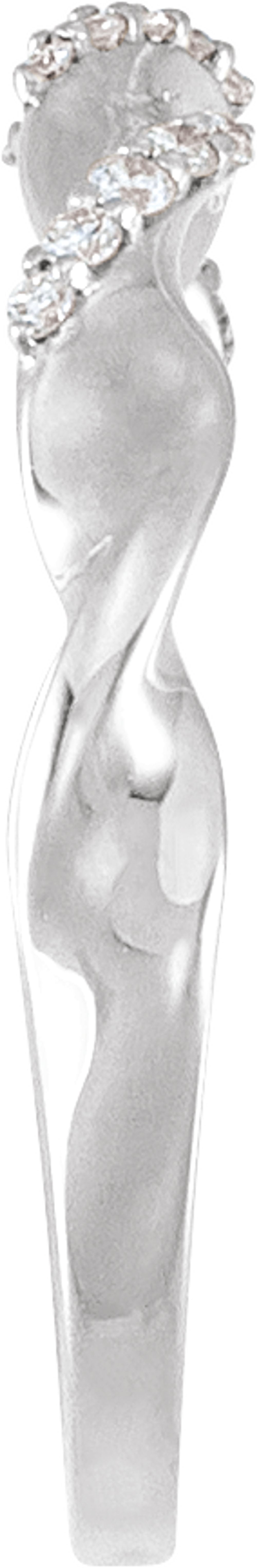 14K White Gold .08 CTW Natural Diamond Anniversary Band