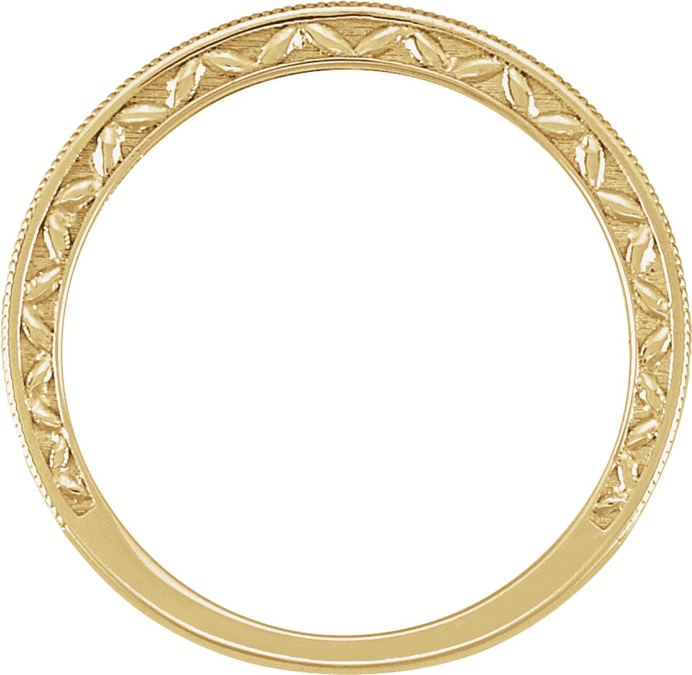 14K Yellow Gold 1/8 CTW Natural Diamond Anniversary and