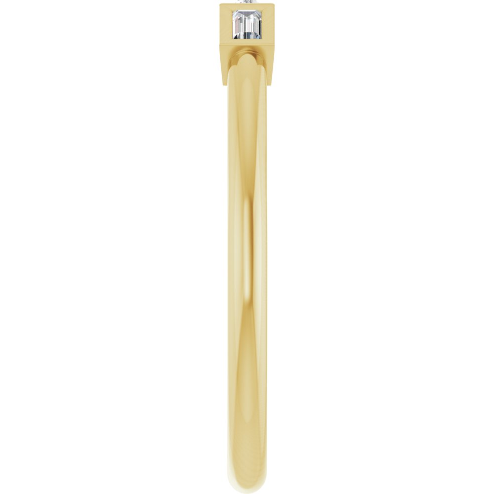 14K Yellow Gold 1/10 CTW Lab-Grown Diamond Anniversary Band