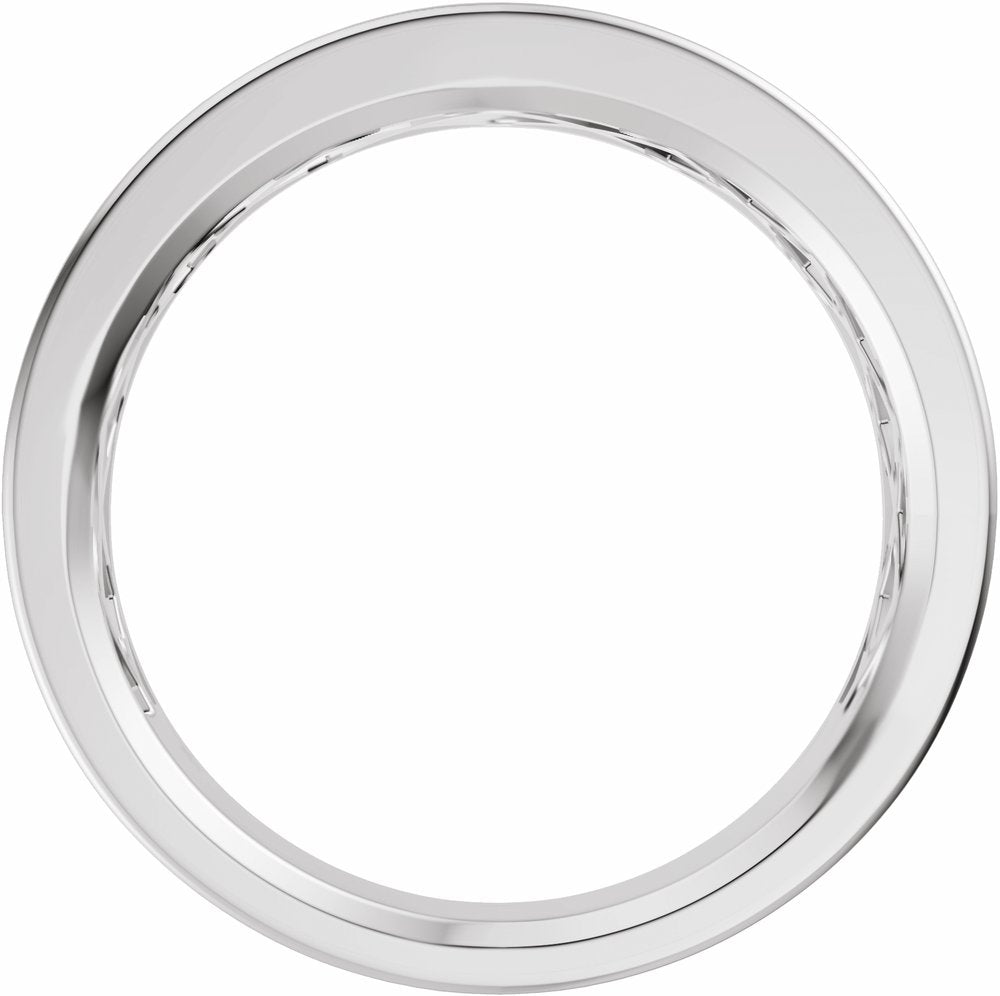 14K White Gold 1/6 CTW Lab-Grown Diamond Band