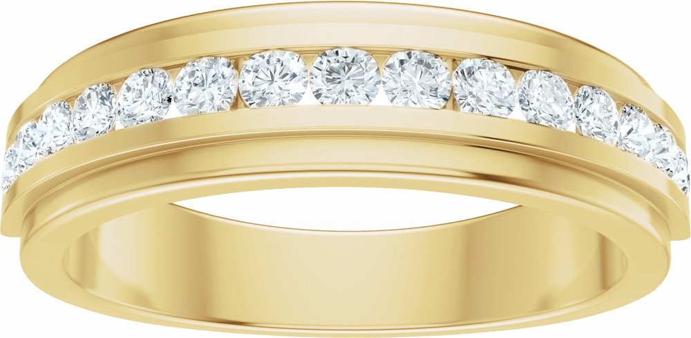 14K Yellow Gold 5/8 CTW Lab-Grown Diamond Band