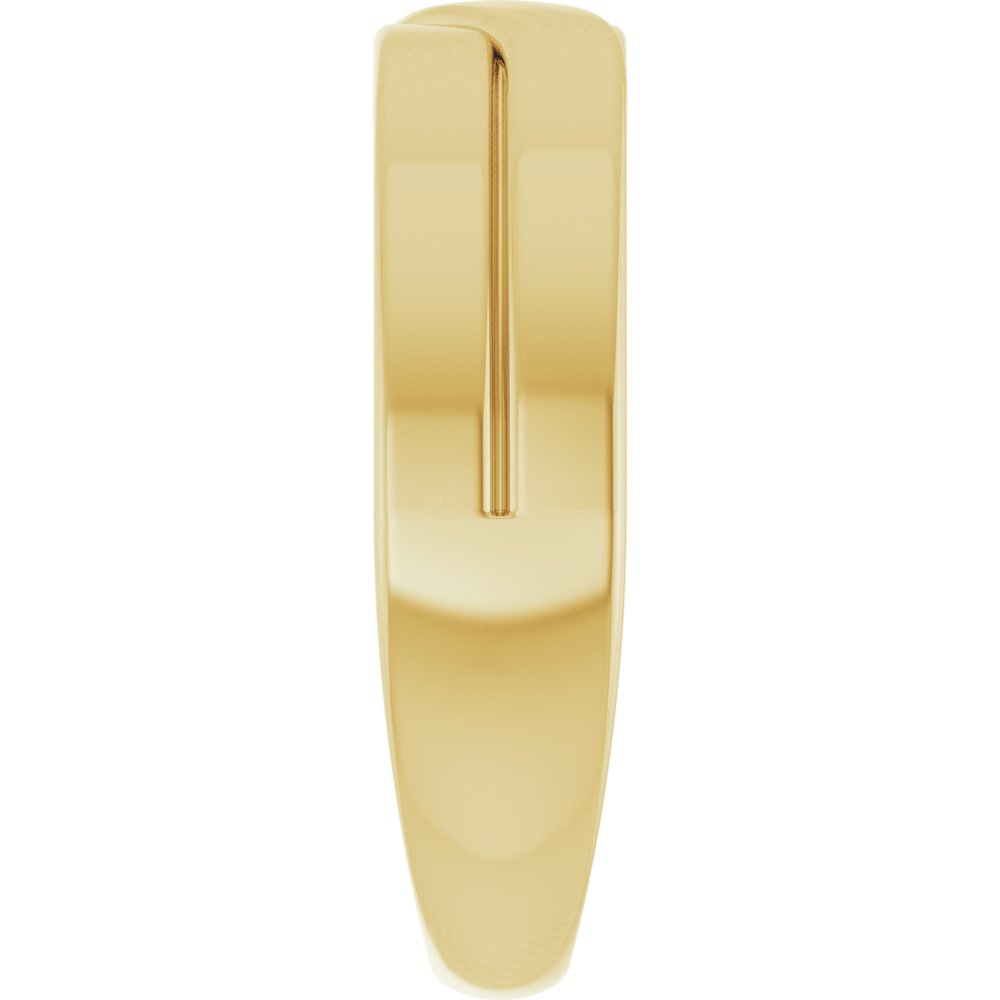 14K Yellow Gold 5 mm Criss-Cross Band Size 7