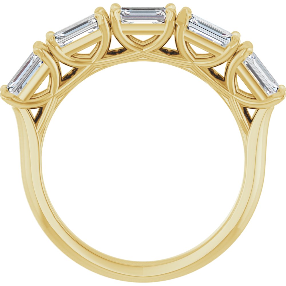 14K Yellow Gold 1 3/4 CTW Lab-Grown Diamond Anniversary Band