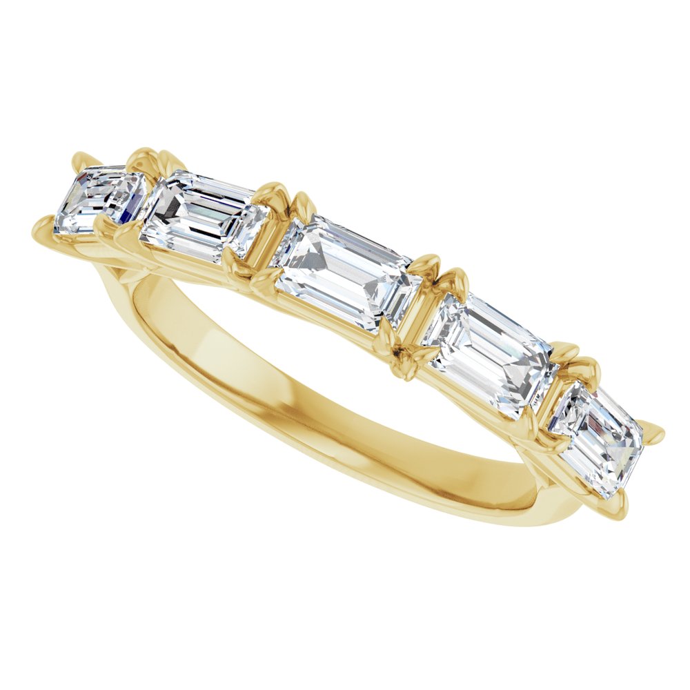 14K Yellow Gold 1 3/4 CTW Lab-Grown Diamond Anniversary Band