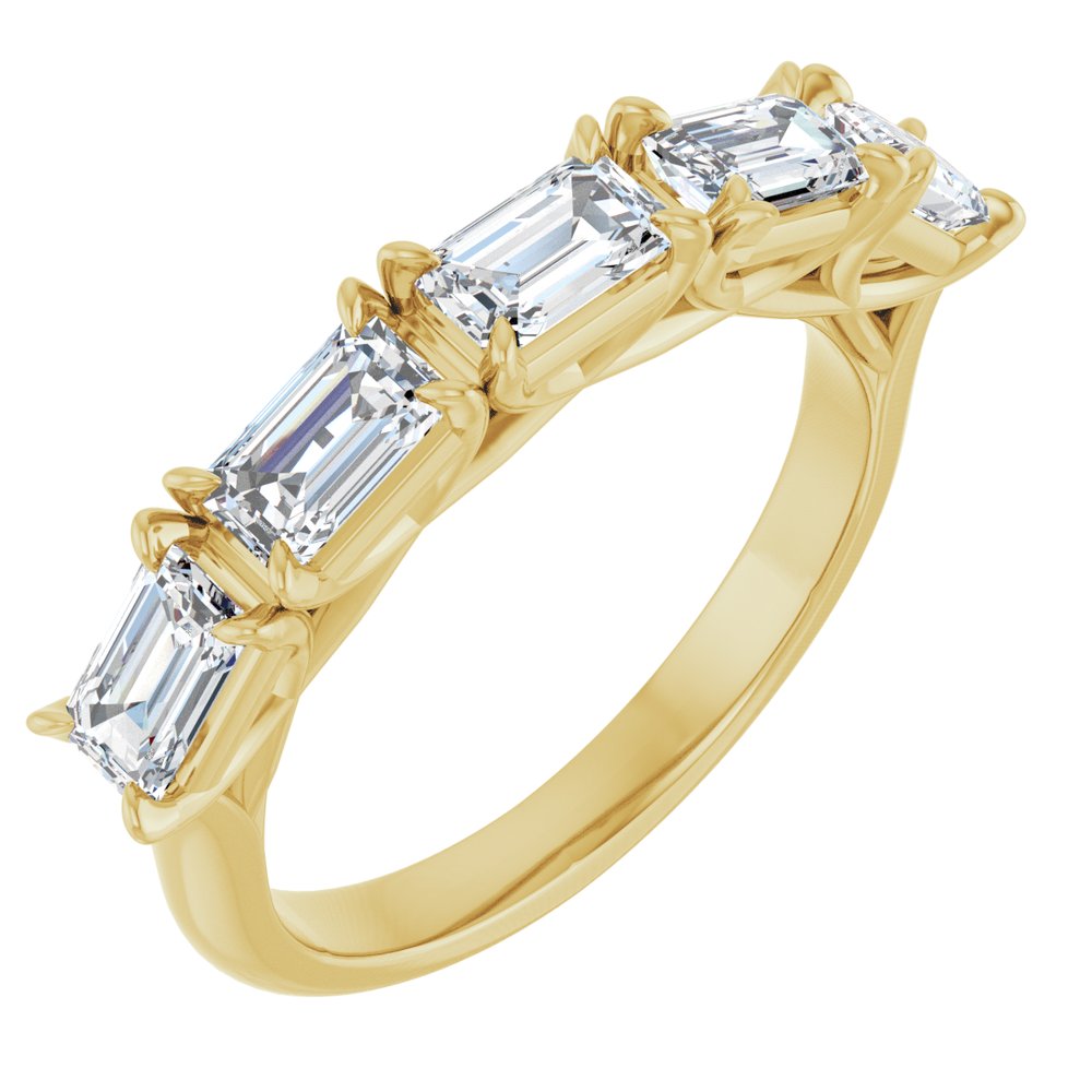 14K Yellow Gold 1 3/4 CTW Lab-Grown Diamond Anniversary Band