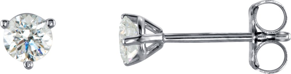14K White Gold 1/3 CTW Natural Diamond Stud Earrings