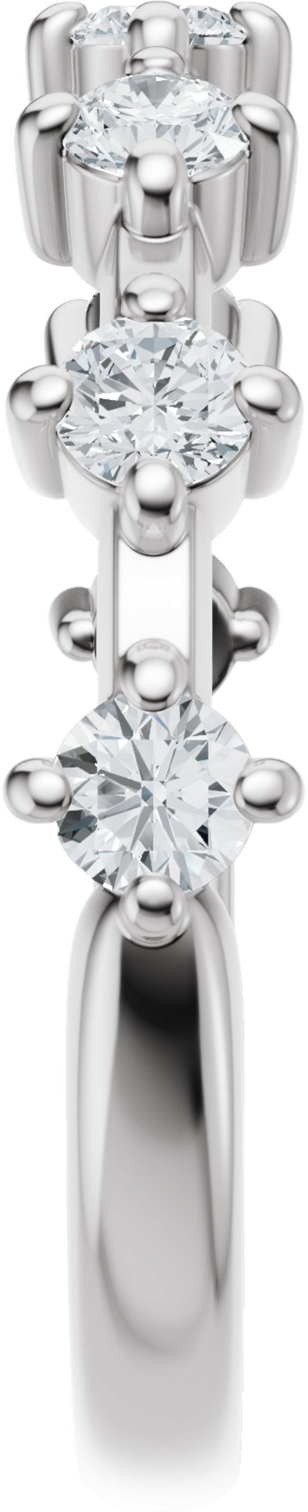 14K White Gold 1/2 CTW Natural Diamond Anniversary Band