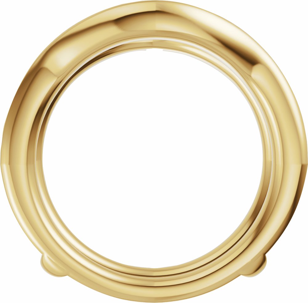 14K Yellow Gold 1 CTW Lab-Grown Diamond Ring Guard