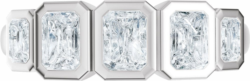 14K White Gold 1 1/3 CTW Lab-Grown Diamond Anniversary Band