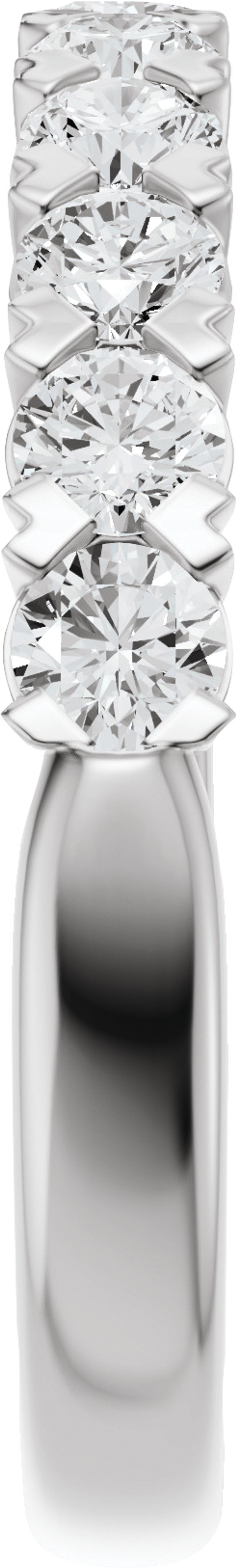 14K White Gold 3/4 CTW Lab-Grown Diamond Anniversary Band