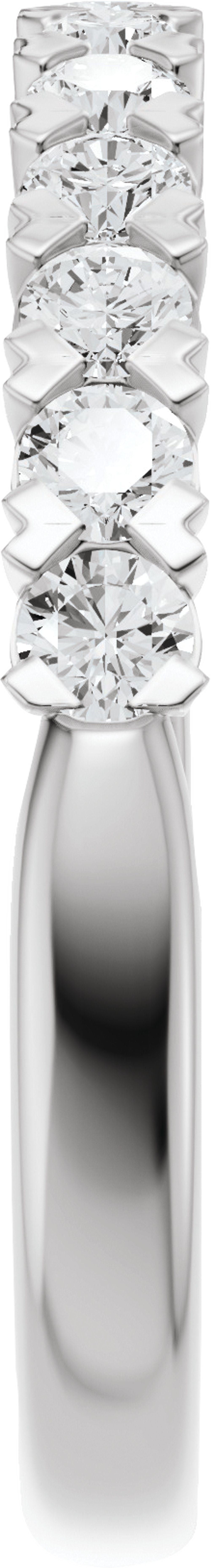 14K White Gold 1/2 CTW Lab-Grown Diamond Anniversary Band