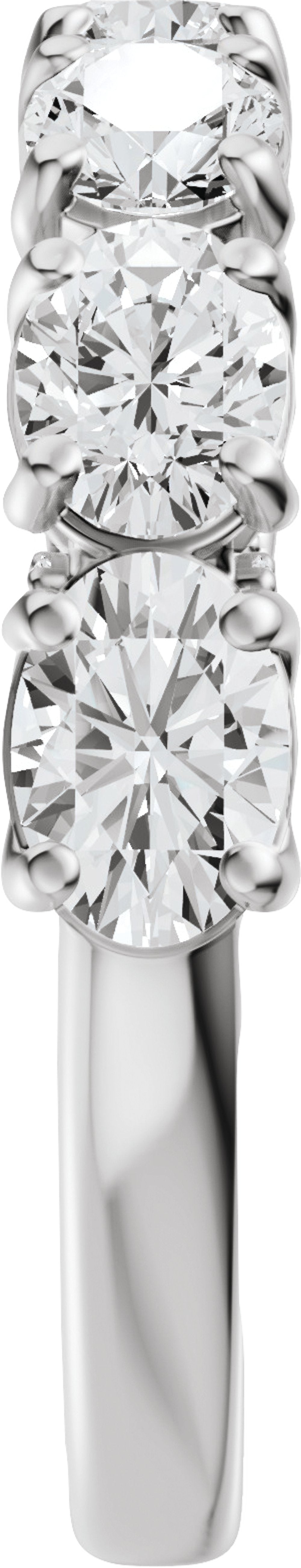 14K White Gold 1 7/8 CTW Lab-Grown Diamond Anniversary Band