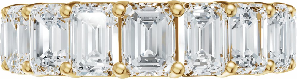 14K Yellow Gold 7 1/2 CTW Lab-Grown Diamond Eternity Band