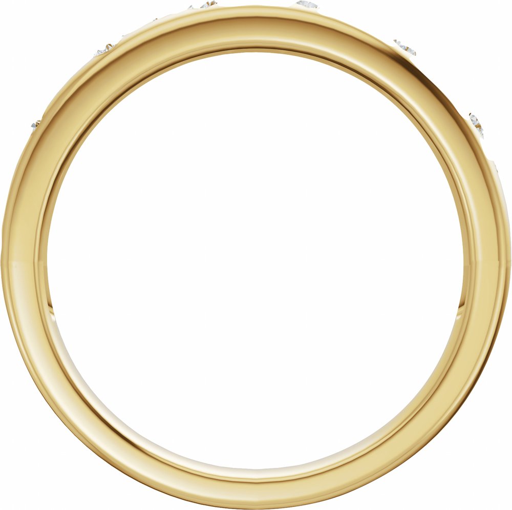 14K Yellow Gold 1/5 CTW Natural Diamond Anniversary Band