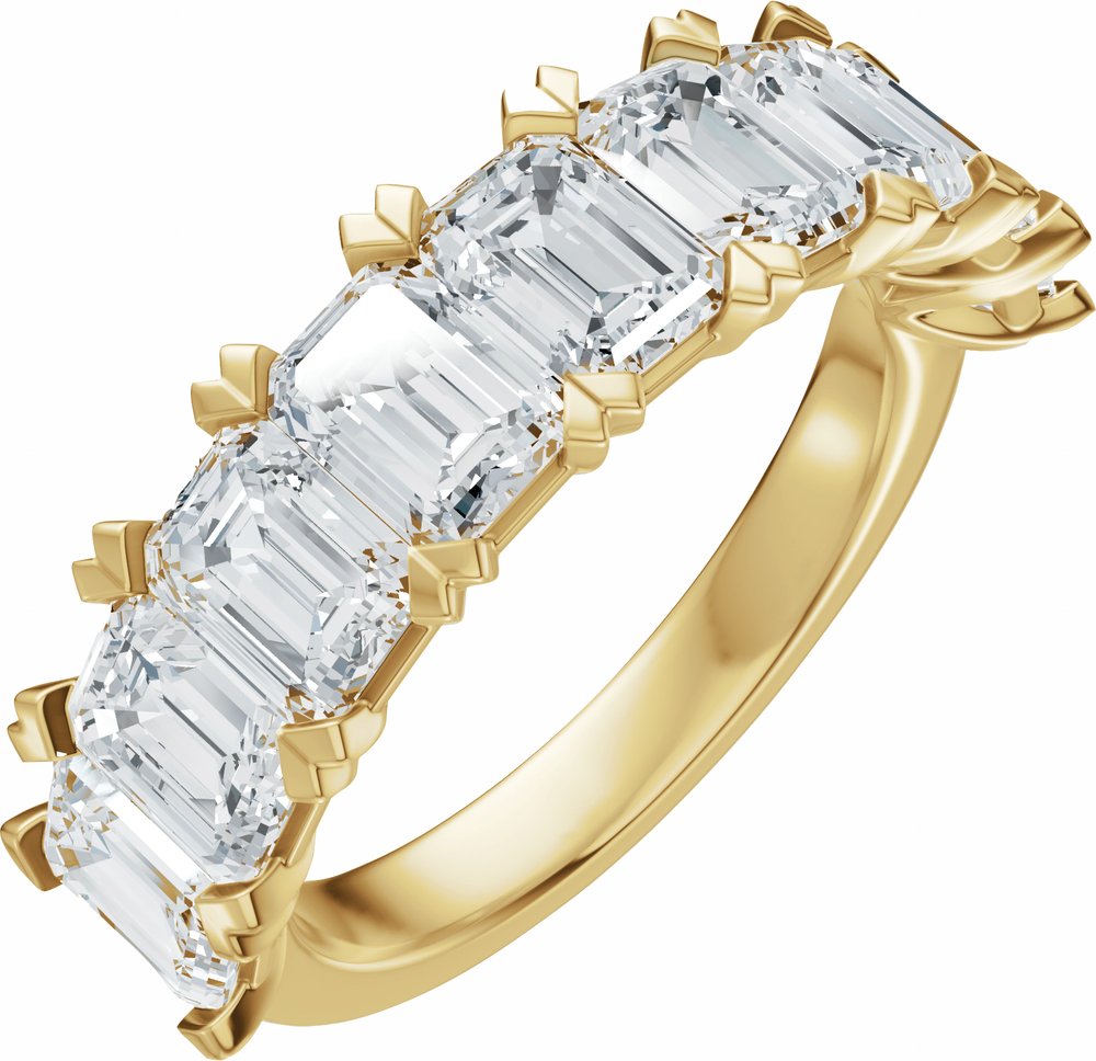 14K Yellow Gold 3 5/8 CTW Lab-Grown Diamond Anniversary Band