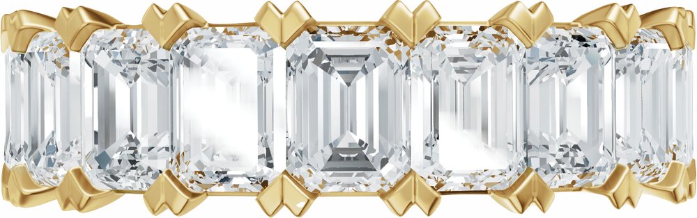 14K Yellow Gold 3 5/8 CTW Lab-Grown Diamond Anniversary Band