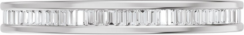 14K White Gold 1/2 CTW Natural Diamond Eternity Band