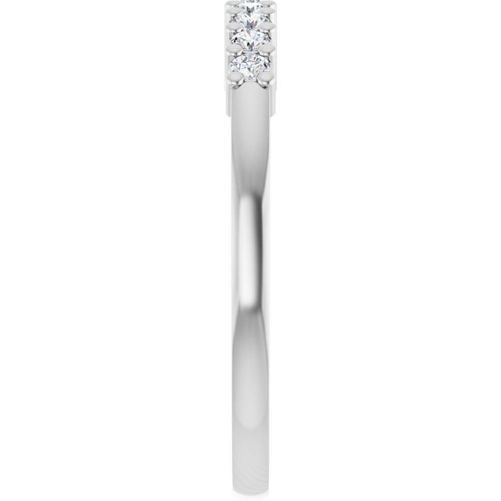14K White Gold 1/6 CTW Lab-Grown Diamond Anniversary Band