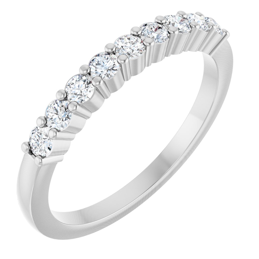 14K White Gold 1/3 CTW Lab-Grown Diamond Anniversary Band