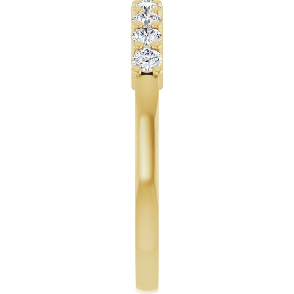 14K Yellow Gold 1/3 CTW Lab-Grown Diamond Anniversary Band