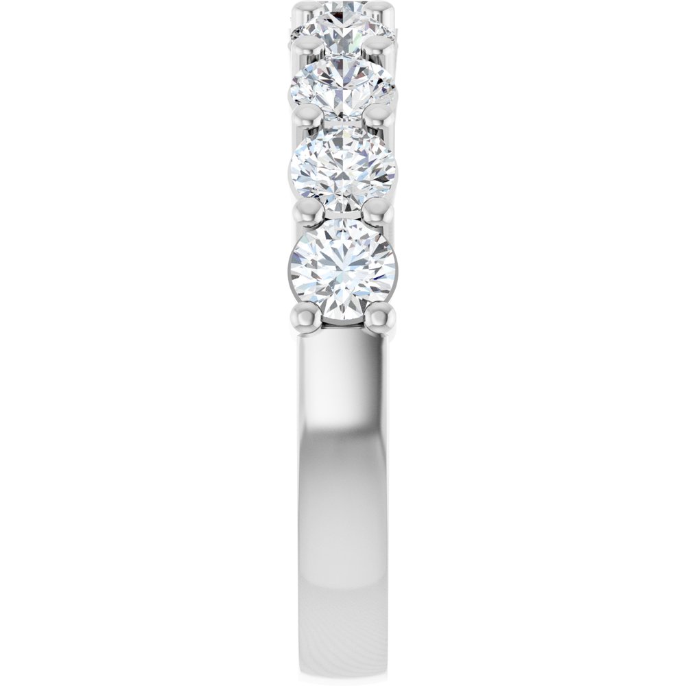 14K White Gold 1 1/4 CTW Lab-Grown Diamond Anniversary Band
