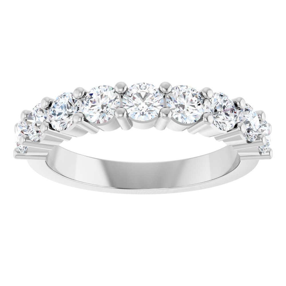 14K White Gold 1 1/4 CTW Lab-Grown Diamond Anniversary Band