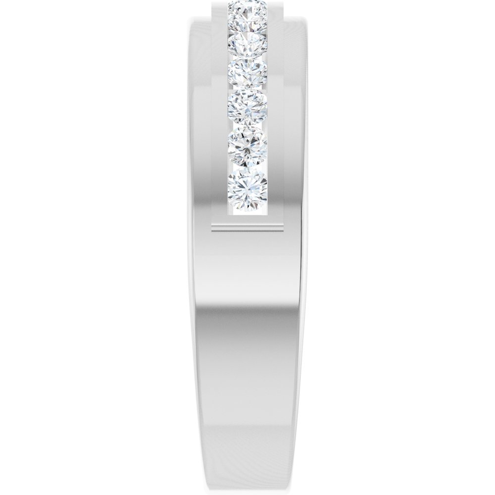14K White Gold 5/8 CTW Lab-Grown Diamond Band