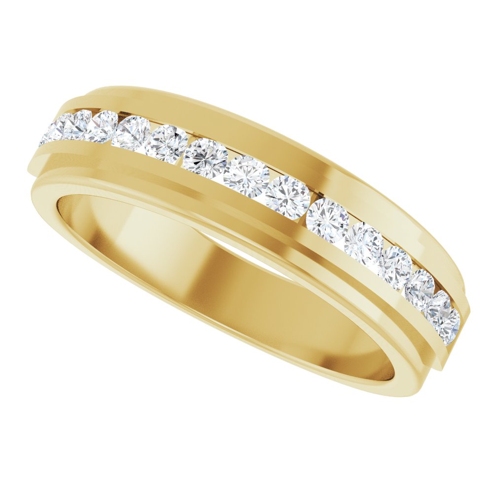 14K Yellow Gold 5/8 CTW Lab-Grown Diamond Band