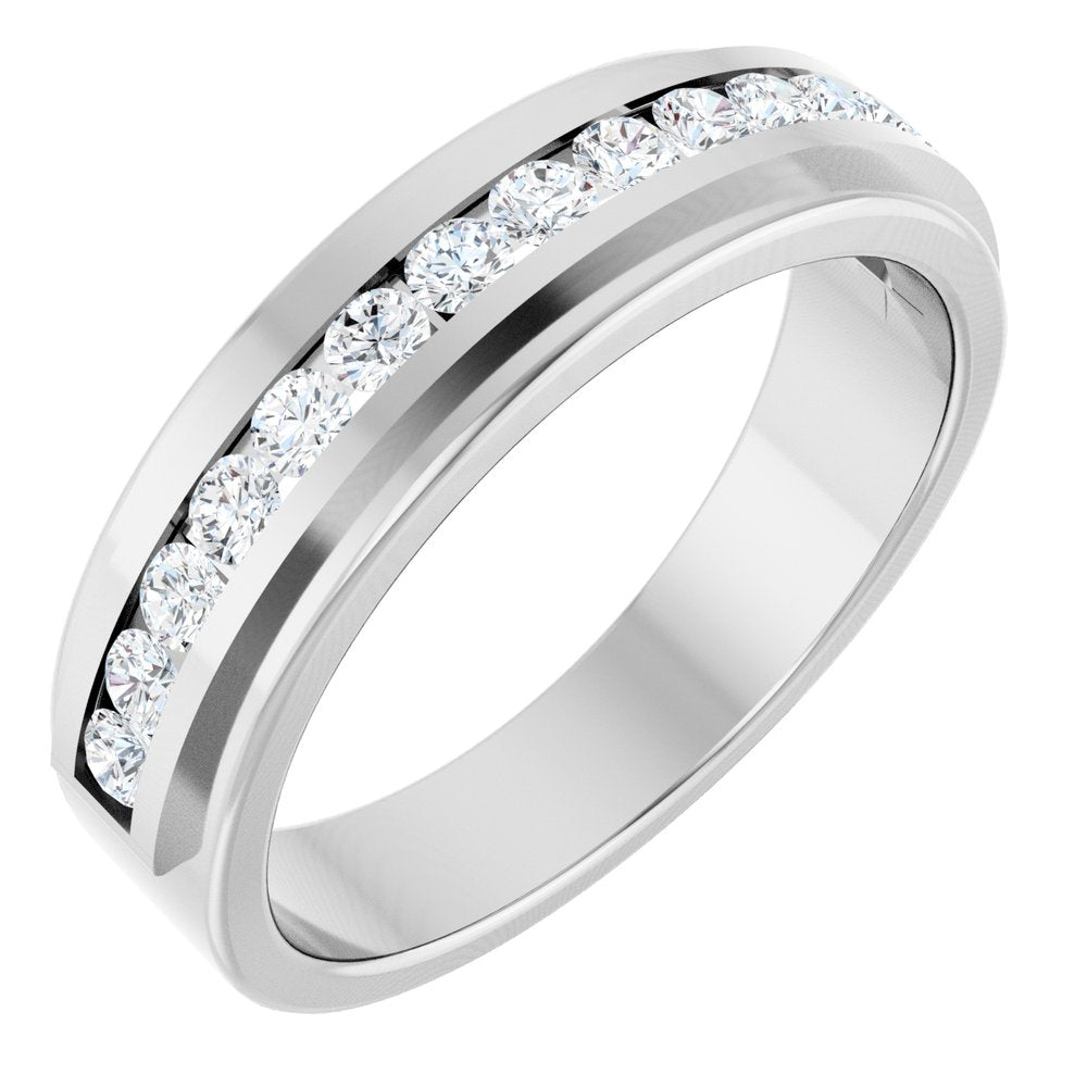 14K White Gold 5/8 CTW Lab-Grown Diamond Band