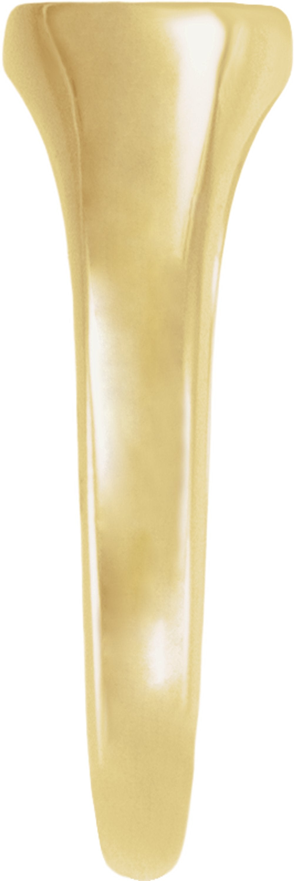 14K Yellow Gold 10x7 mm Oval Signet Ring