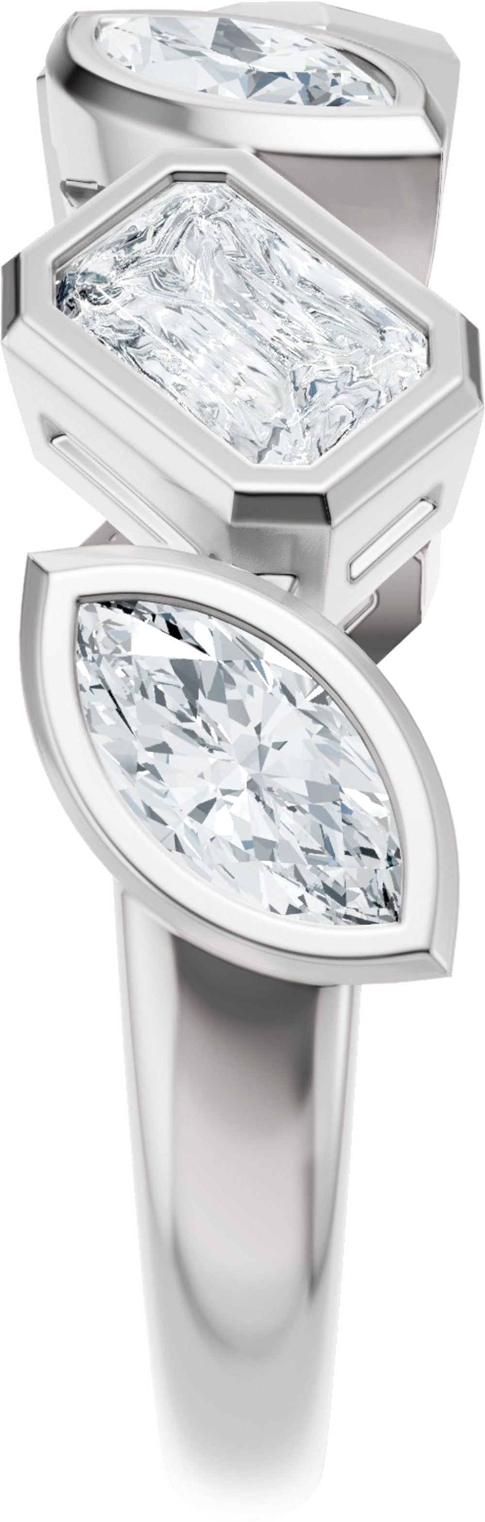 14K White Gold 1 3/4 CTW Lab-Grown Diamond Anniversary Band