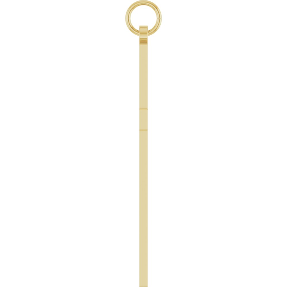 14K Yellow Gold Cross Pendant