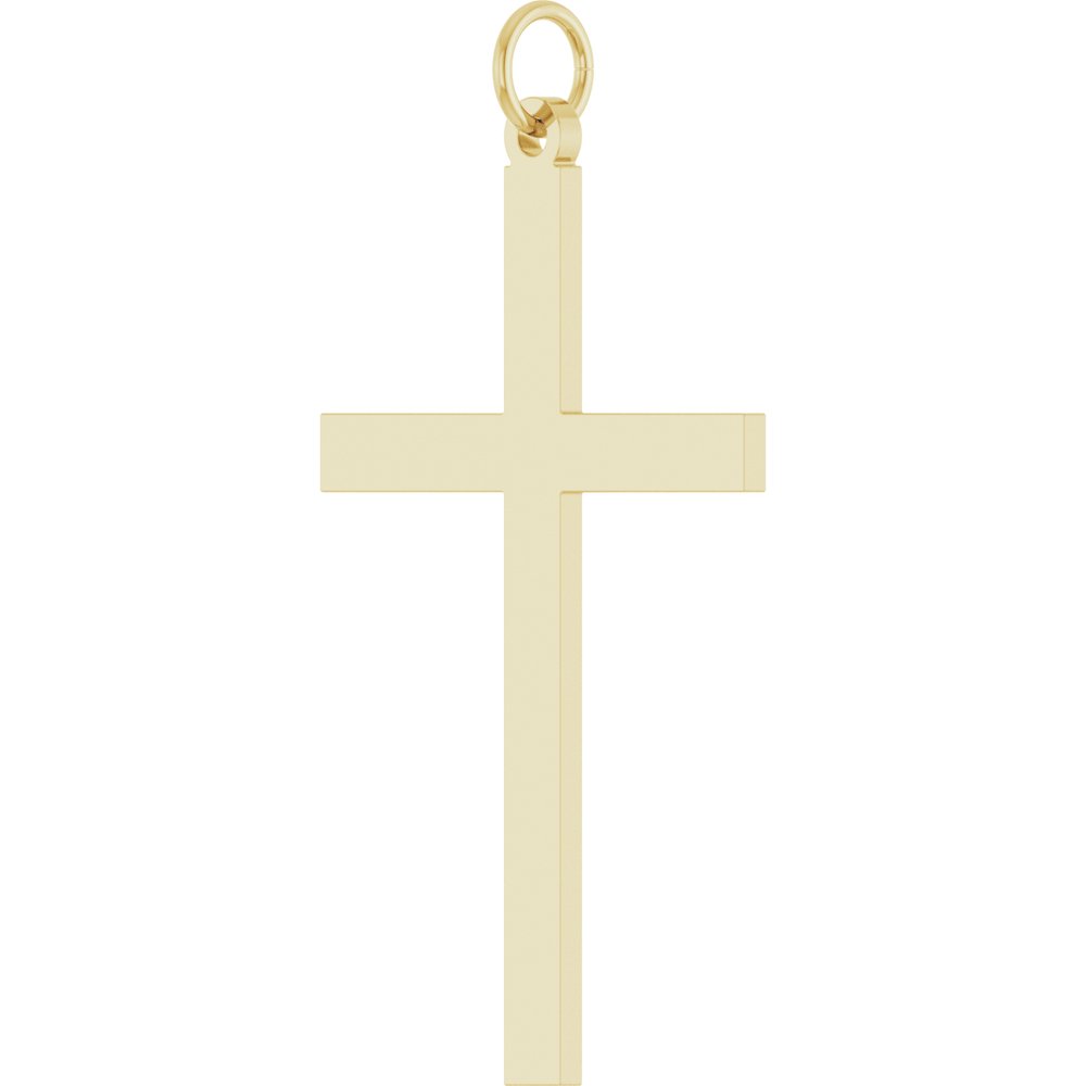 14K Yellow Gold Cross Pendant