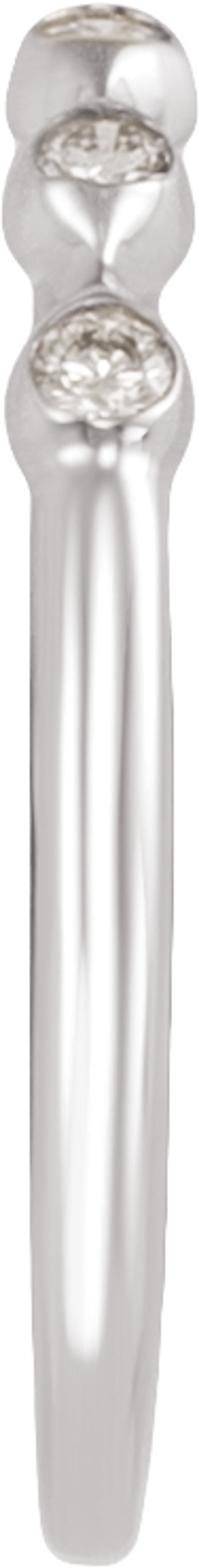 14K White Gold 1/8 CTW Lab-Grown Diamond Anniversary Band