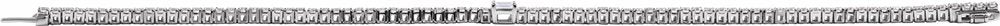 14K White Gold 3 CTW Lab-Grown Diamond Line 7" Bracelet