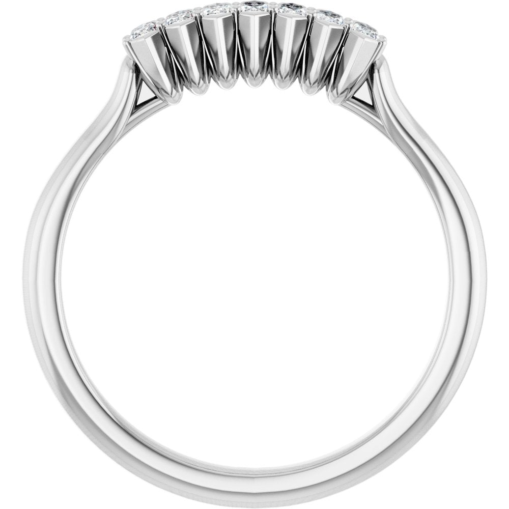 14K White Gold 1/4 CTW Lab-Grown Diamond Anniversary Band