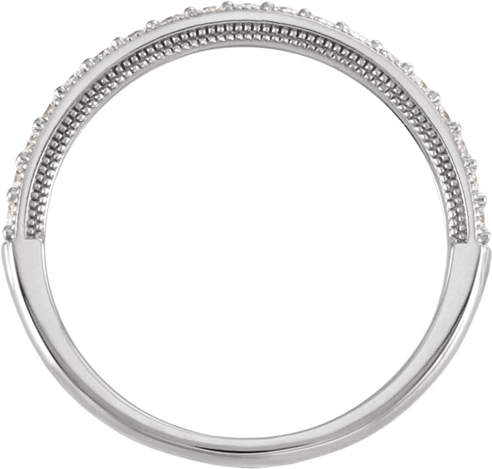 Milgrain Edge Anniversary Band