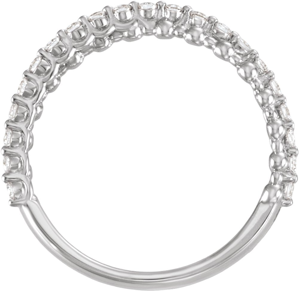 14K White Gold 1/4 CTW Lab-Grown Diamond Anniversary Band