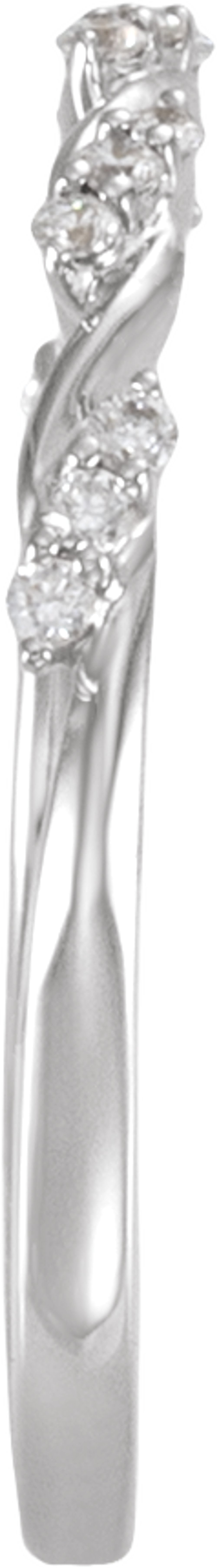 14K White Gold 1/8 CTW Lab-Grown Diamond Anniversary Band