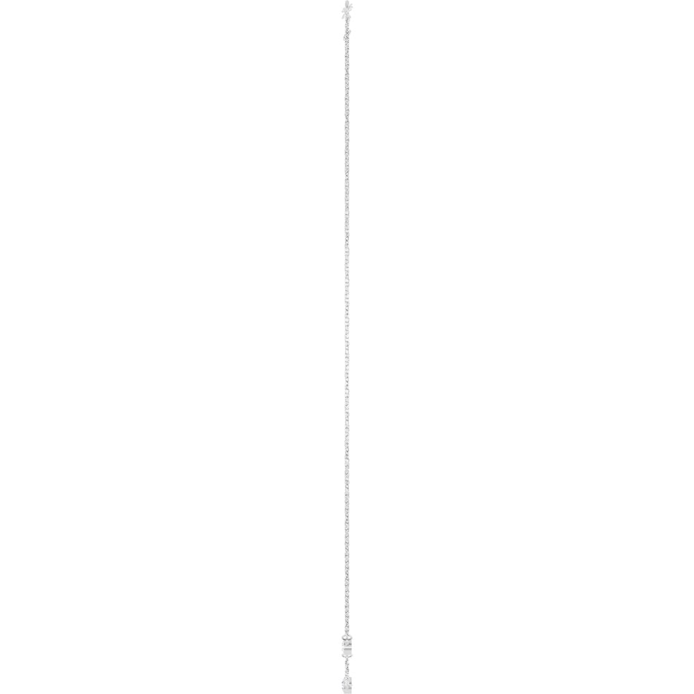 10K White Gold 1/3 CTW Lab-Grown Diamond 3-Station 16-18" Necklace