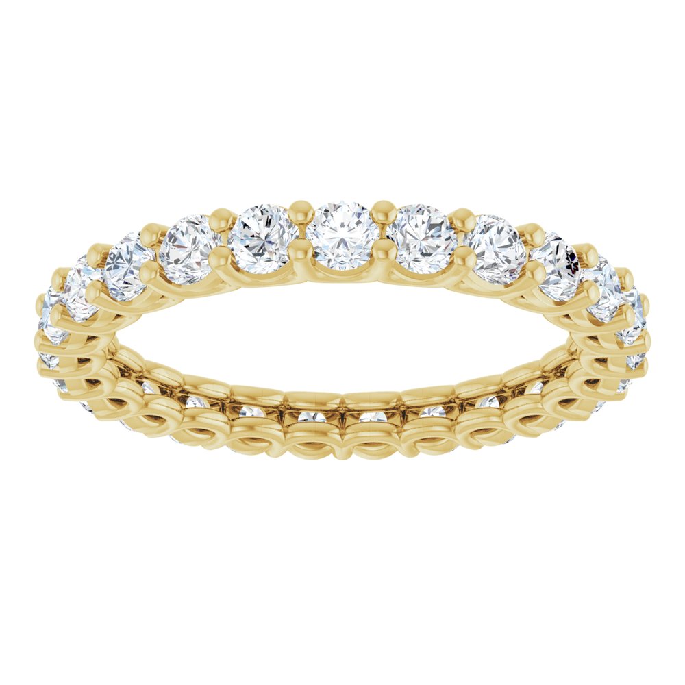 14K Yellow Gold 1 3/4 CTW Lab-Grown Diamond Eternity Band