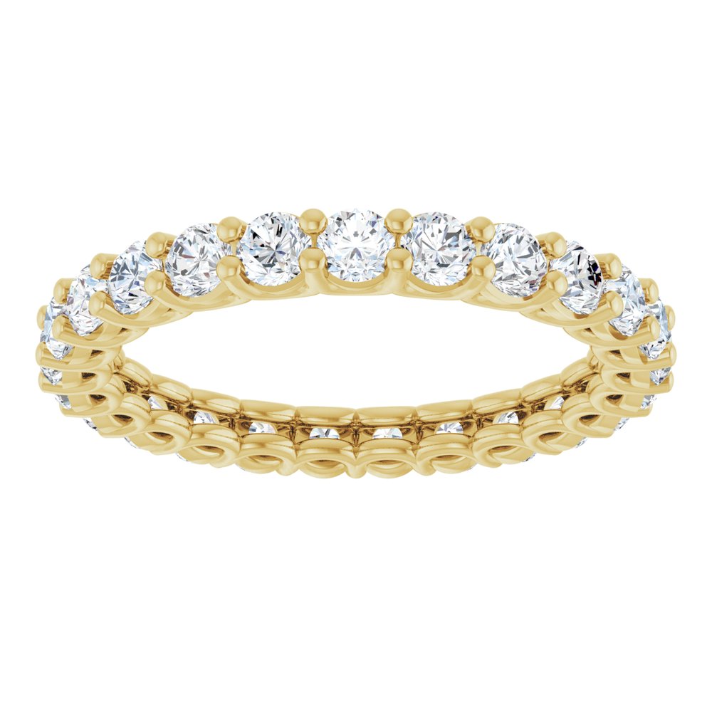 14K Yellow Gold 1 3/4 CTW Lab-Grown Diamond Eternity Band
