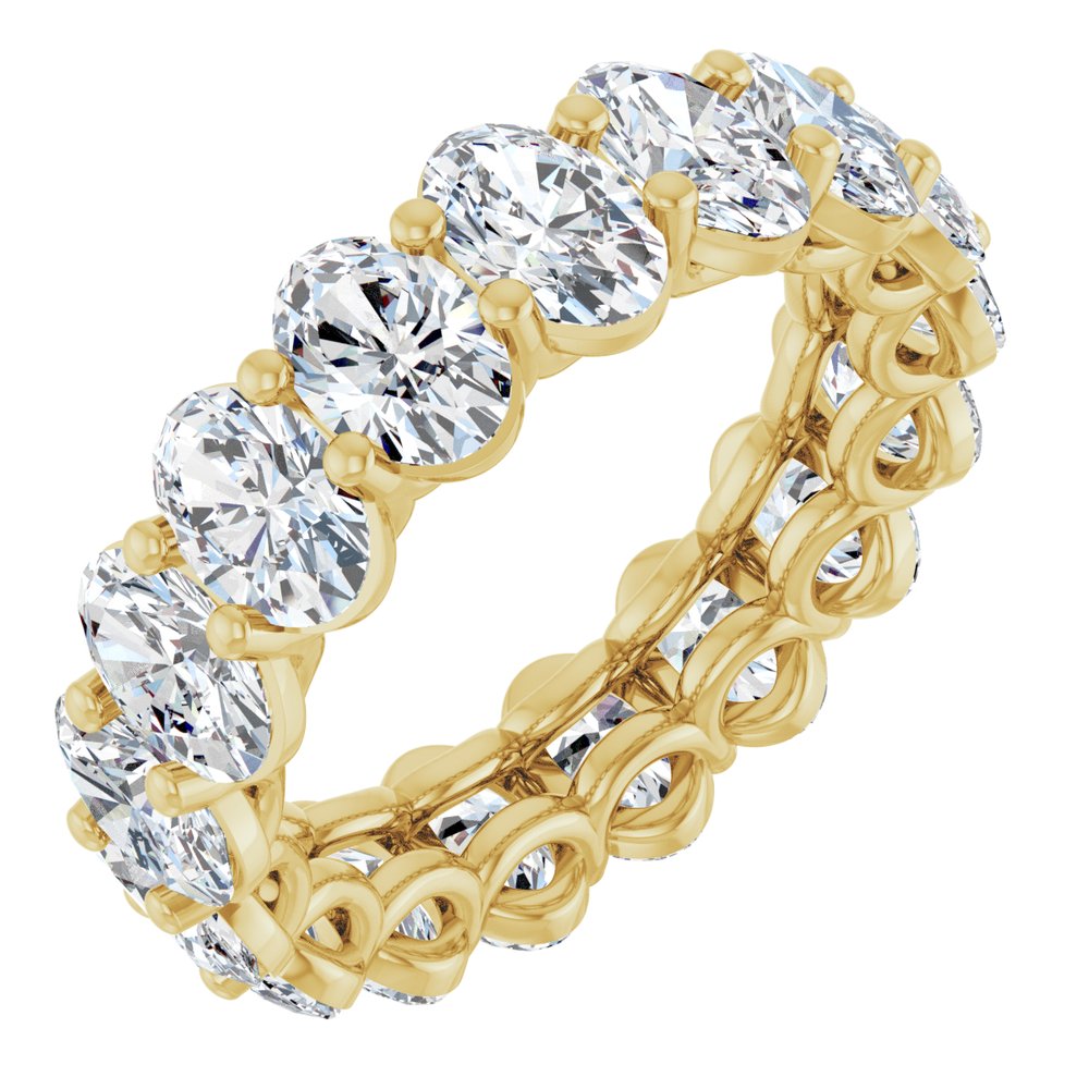 14K Yellow Gold 6 3/4 CTW Lab-Grown Diamond Eternity Band