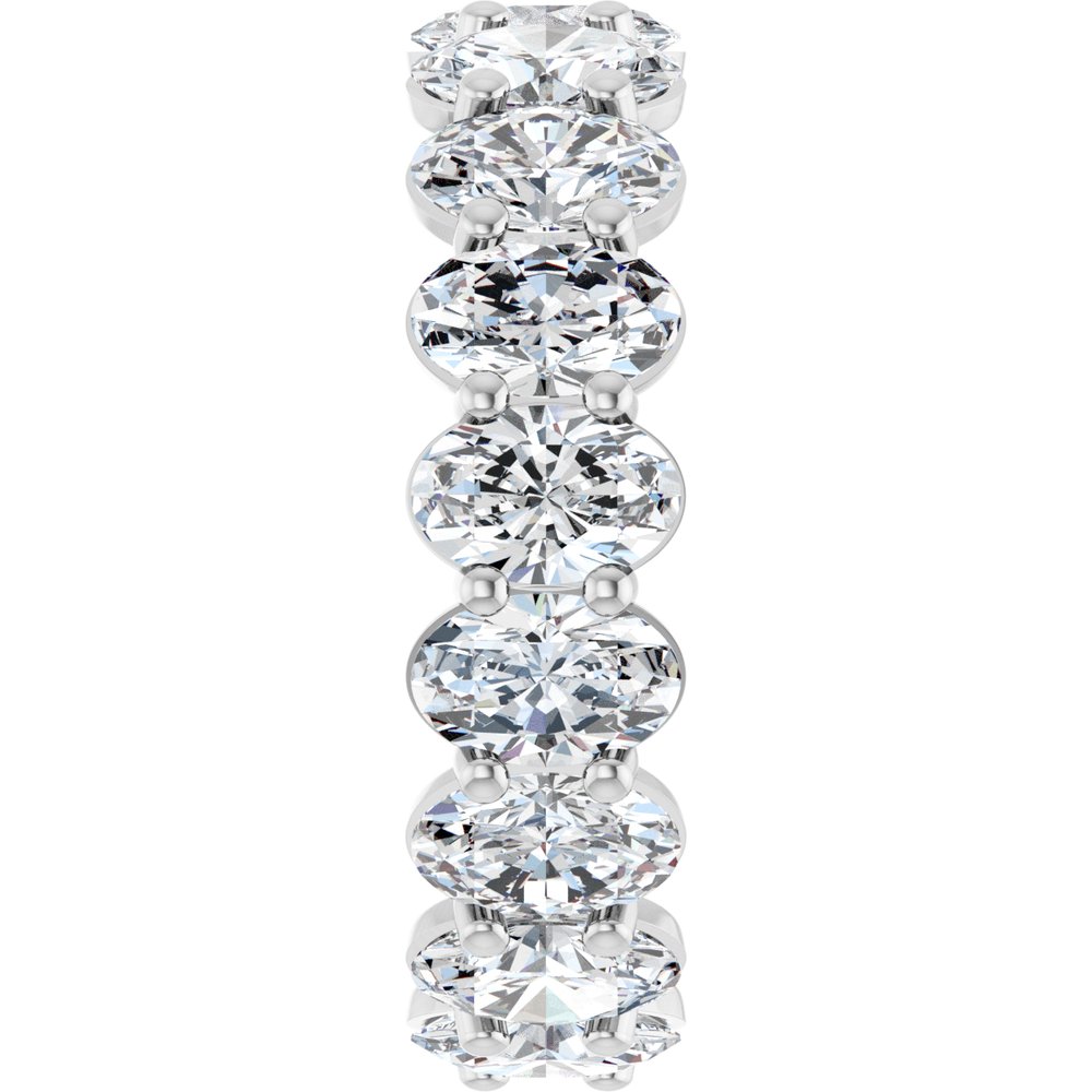 14K White Gold 6 3/4 CTW Lab-Grown Diamond Eternity Band