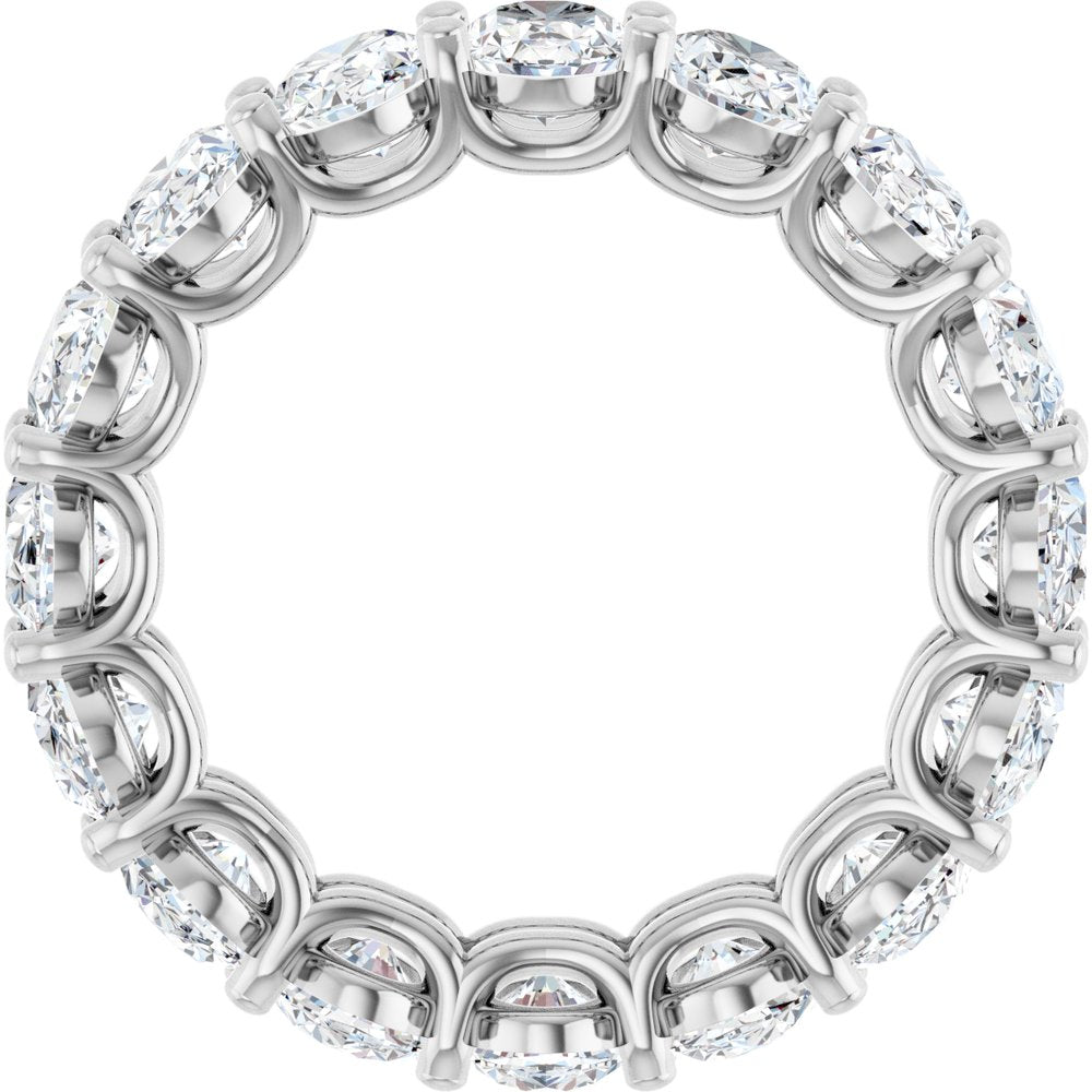 14K White Gold 6 3/8 CTW Lab-Grown Diamond Eternity Band