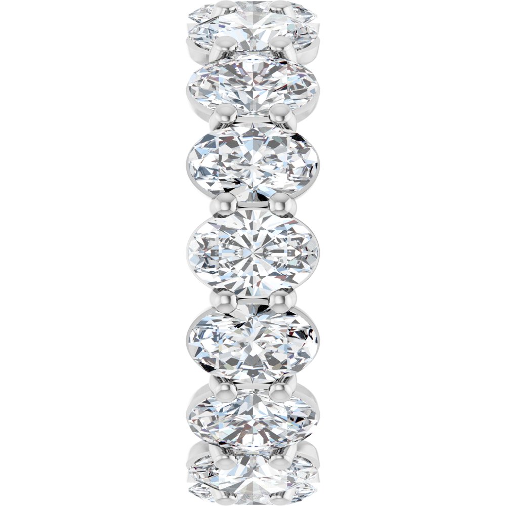14K White Gold 6 3/8 CTW Lab-Grown Diamond Eternity Band
