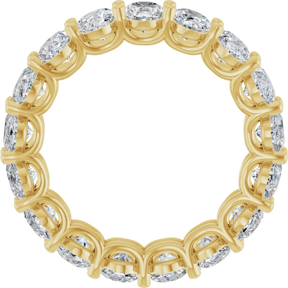 14K Yellow Gold 6 3/4 CTW Lab-Grown Diamond Eternity Band