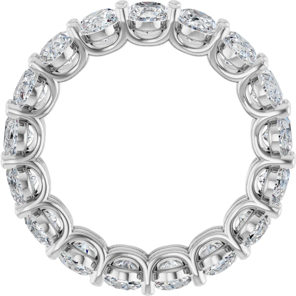 14K White Gold 6 3/4 CTW Lab-Grown Diamond Eternity Band