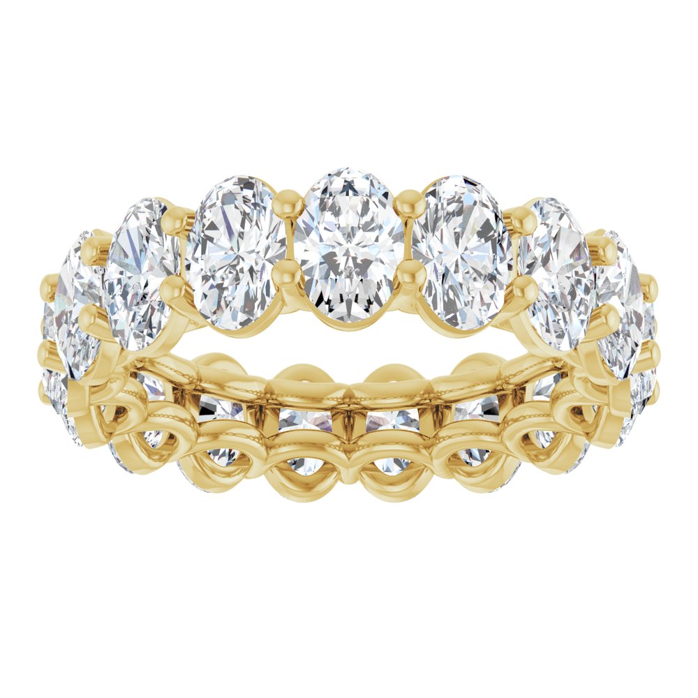 14K Yellow Gold 6 3/4 CTW Lab-Grown Diamond Eternity Band