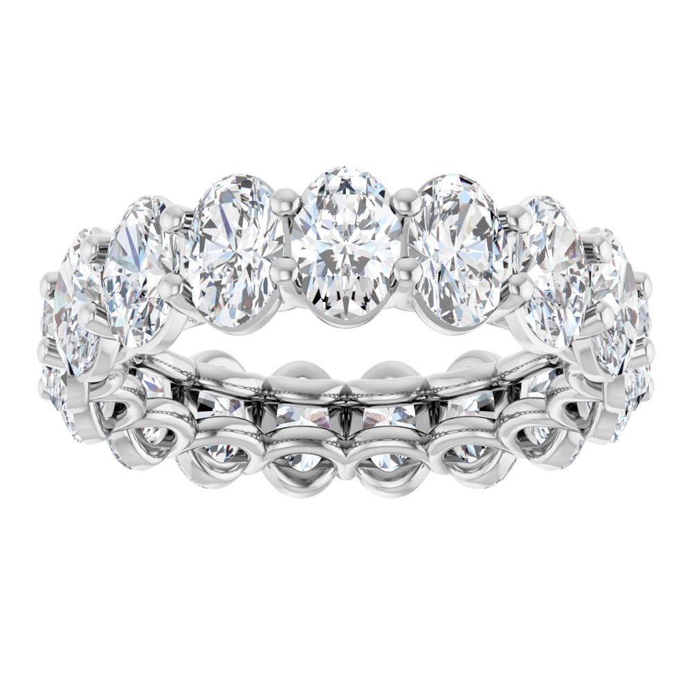 14K White Gold 6 3/4 CTW Lab-Grown Diamond Eternity Band